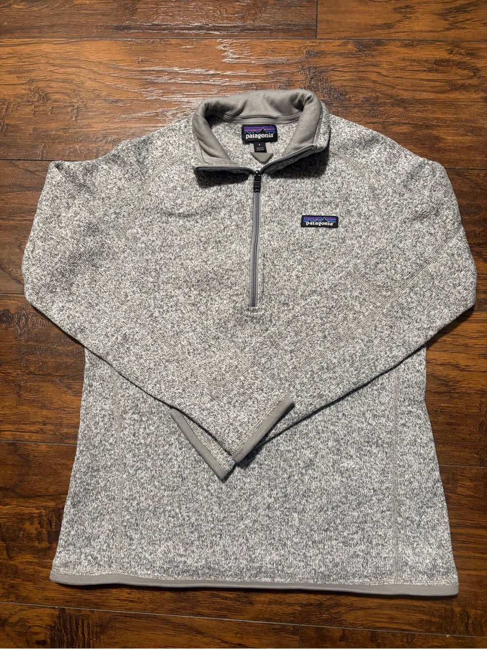 Patagonia Men’s Heather Gray Half-Zip Fleece Pullover
